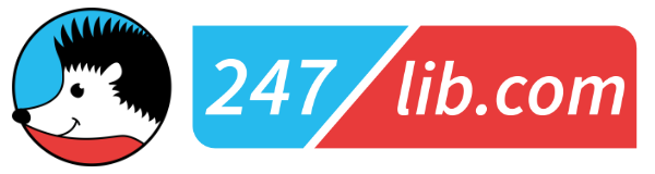 The Hedgehog and 247lib logos